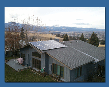 installed roof array